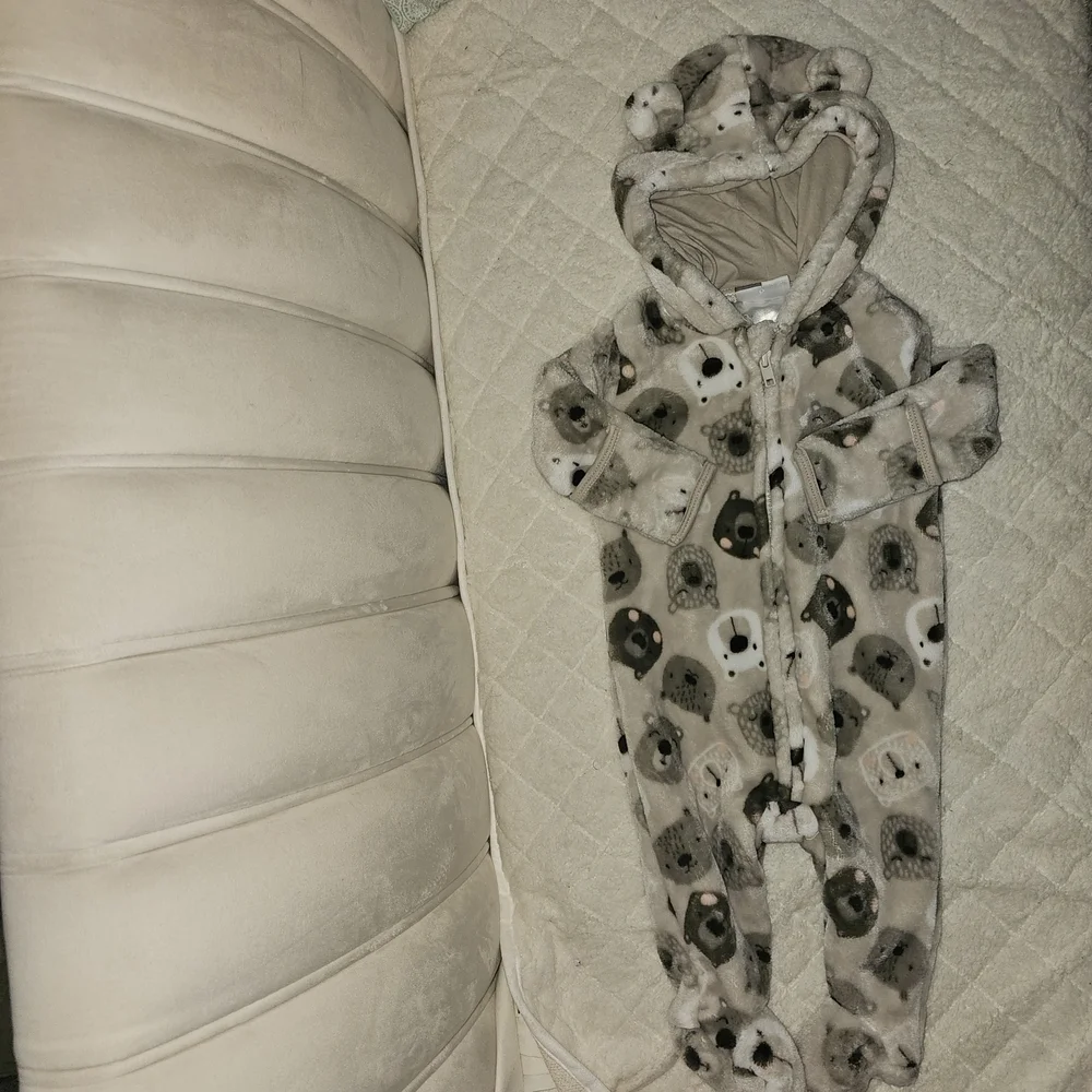 Adorable Animal Print Kids Footie Pajamas